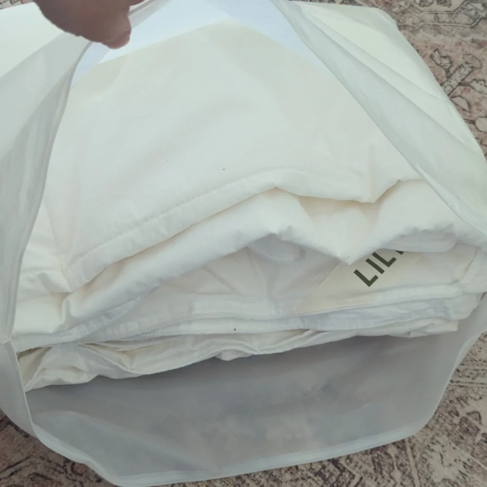 LilySilk 100% Silk Duvet/Comforter, White, for Four Season Machine Washable King